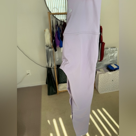 NWT Lululemon Align High Rise Pants 25", Lilac Ether, Size 2 - Picture 4 of 8